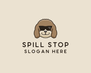 Fluffy Cool Pet Dog logo design