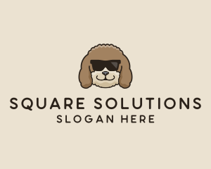 Fluffy Cool Pet Dog logo design