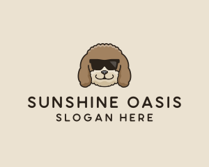 Fluffy Cool Pet Dog logo design