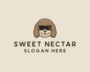 Fluffy Cool Pet Dog logo design