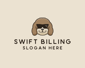 Fluffy Cool Pet Dog logo design