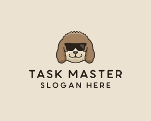 Fluffy Cool Pet Dog logo design