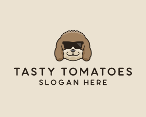 Fluffy Cool Pet Dog logo design