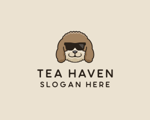 Fluffy Cool Pet Dog logo design