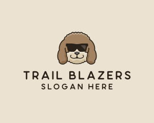 Fluffy Cool Pet Dog logo design