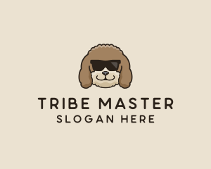 Fluffy Cool Pet Dog logo design