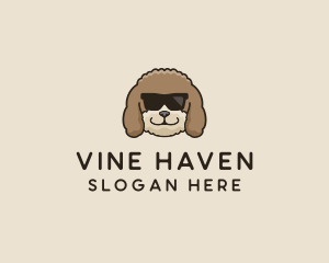 Fluffy Cool Pet Dog logo design