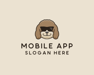 Fluffy Cool Pet Dog logo design