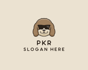 Fluffy Cool Pet Dog logo design