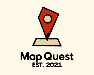 Nevada Map Location Pin logo design