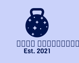 Fit - Purple Space Kettlebell logo design