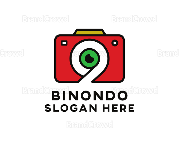 Number 9 Camera Logo