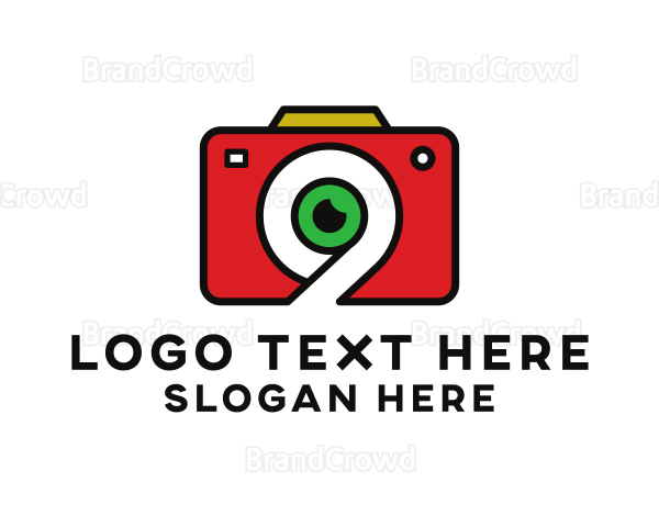 Number 9 Camera Logo