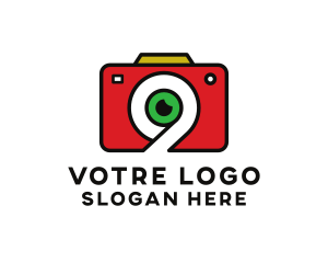 Device - Number 9 Camera logo design