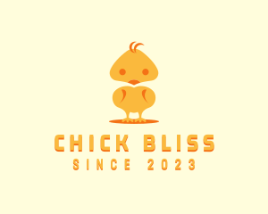 Chick - Happy Little Chick logo design