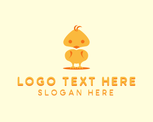 Chick - Happy Little Chick logo design