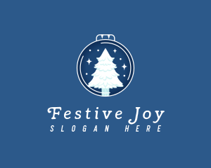 Christmas - Winter Christmas Tree logo design