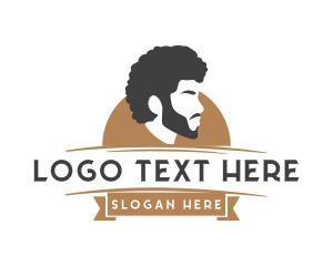 Photograher - Man Beard Model logo design