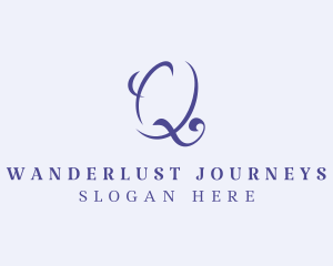 Violet Company Letter Q Logo