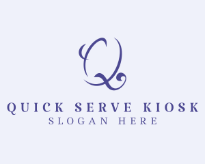 Violet Company Letter Q logo design