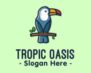 Tropic - Tropical Toucan Bird logo design