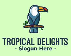 Brazil - Tropical Toucan Bird logo design