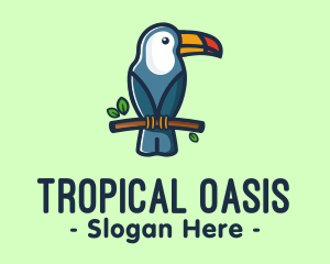 Tropical - Tropical Toucan Bird logo design