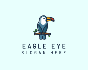 Tropical Toucan Bird logo design