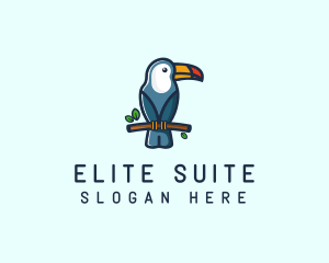 Tropical Toucan Bird logo design