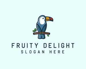 Tropical Toucan Bird logo design