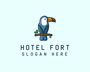 Tropical Toucan Bird logo design