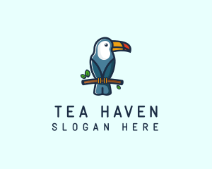 Tropical Toucan Bird logo design