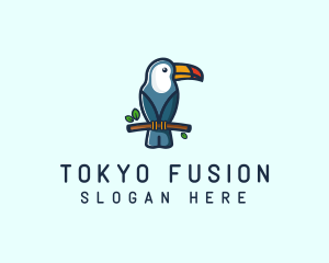 Tropical Toucan Bird logo design