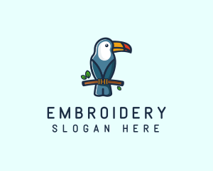 Tropical Toucan Bird logo design