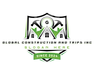 House Hammer Construction logo design