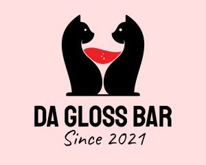 Feline Wine Bar  logo design