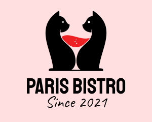 Feline Wine Bar  logo design