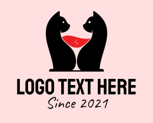 Night Club - Feline Wine Bar logo design