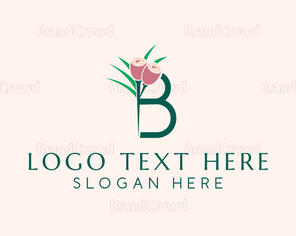 Flower Beauty Letter B Logo