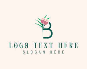 Fragrance - Flower Beauty Letter B logo design