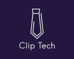Paper Clip Necktie logo design