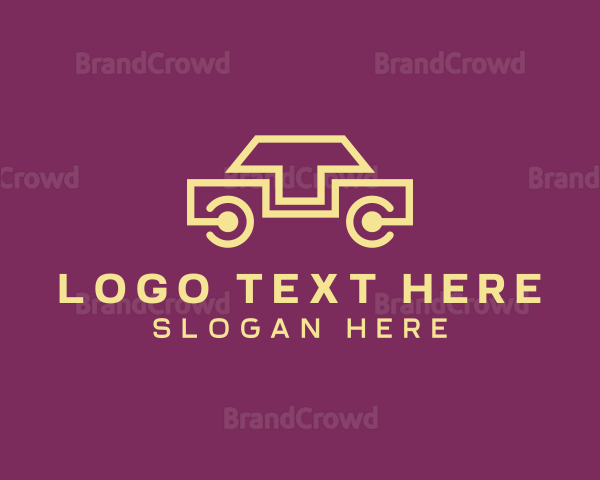 Taxi Cab Vehicle Logo