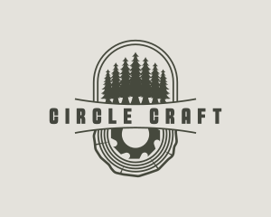 Pine Tree Woodwork logo design