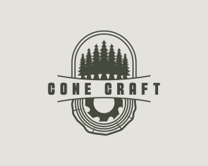 Pine Tree Woodwork logo design