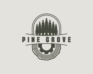 Pine Tree Woodwork logo design