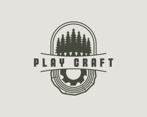 Pine Tree Woodwork logo design