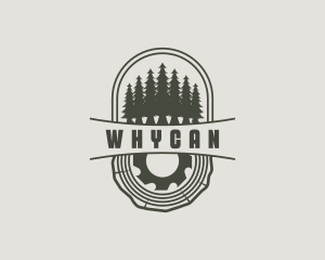 Lumber - Pine Tree Woodwork logo design