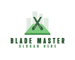 Cutter Blade Tool logo design