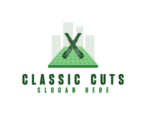 Cutter Blade Tool logo design