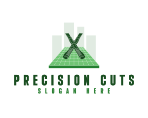 Cutter Blade Tool logo design